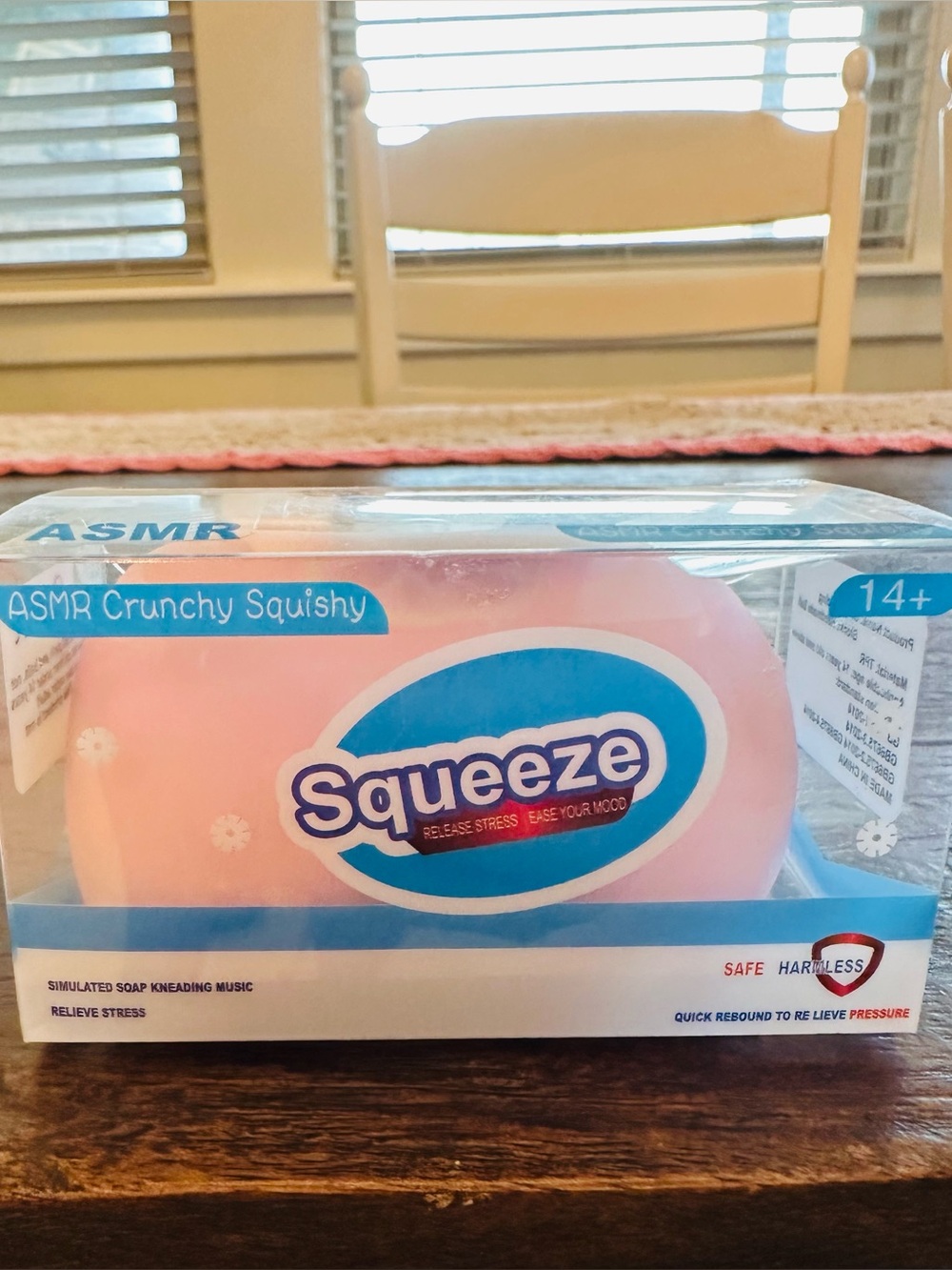 🤍🧼🤍 Pink Crunchy Soap Squishy 🤍🧼🤍